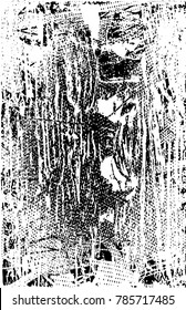 Abstract grungy black and white background texture vector illustration