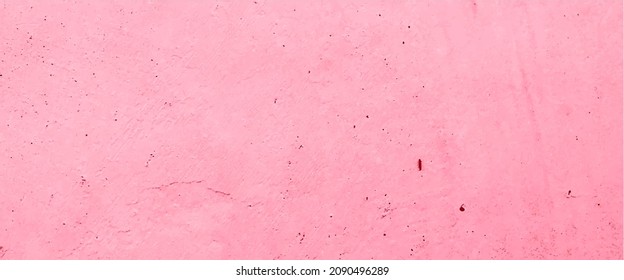 Abstract grungy Decorative Pink wall background Vector with old distressed vintage grunge texture. pantone of the year color concept background with space for text. Fit for basis for banners