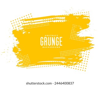 abstract grungy paint texture background in brush stroke style vector