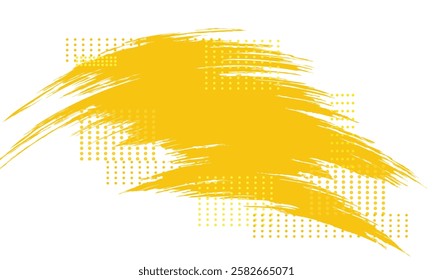 abstract grungy paint texture background in brush stroke style vector