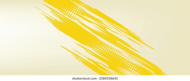 abstract grungy paint texture background in brush stroke style vector