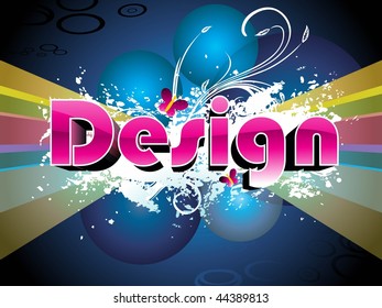abstract grungy pattern background, vector wallpaper