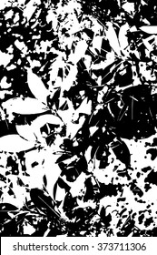 abstract grungy scratches texture background vector illustration in black and white