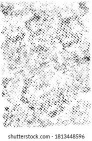 Resumen de textura retro manchada de grungo con efecto semitono ilustración vectorial