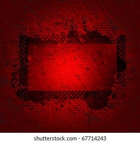 Abstract grungy vector background. Eps10