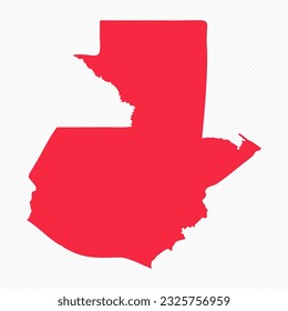 Abstract Guatemala Simple Map Background, can be used for business designs, presentation designs or any suitable designs.