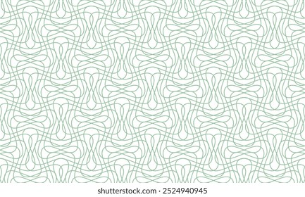 Abstract guilloche pattern, blue wavy line background for digital certificate, diploma, formal document. Vector