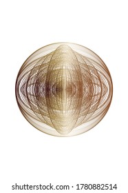  Abstract guilloched object color vector isolated on a white background