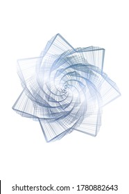 Abstract guilloched object color vector isolated on a white background