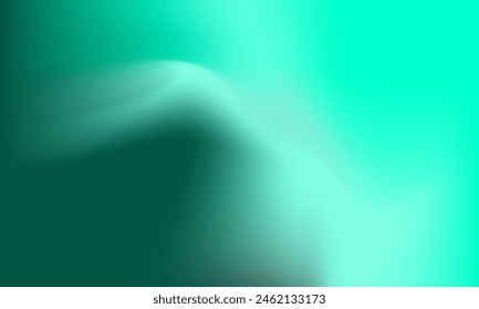 Abstract guppy green background. Gradient mesh shape illustration