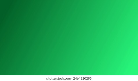 Abstract guppy green color gradient texture. Modern smooth background illustration template for decoration, surface, advertising, idea, artwork, landing page, banner, poster, display, cover, web
