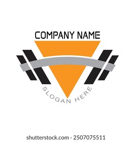 An abstract gym logo blends dynamic shapes and bold lines to represent strength, movement, and energy. It captures the essence of fitness, embodying power and fluidity, making it modern and motivating