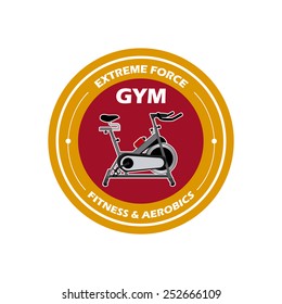 abstract gym object on a white background