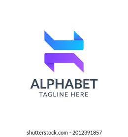 Abstract H Business Logo Design Vector - H Modern Company Logo Design Template.

