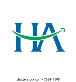 Abstract HA Dental Logo