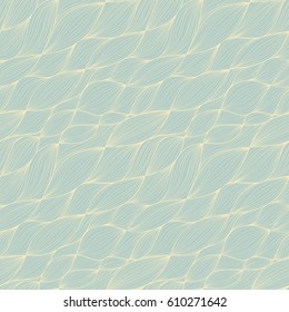 Abstract hair line seamless pattern for wallpaper, website or textile printing. Hand drawn endless illustration.