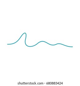 Abstract Hair Lines Vector Template Illustration Design. Vector EPS 10.