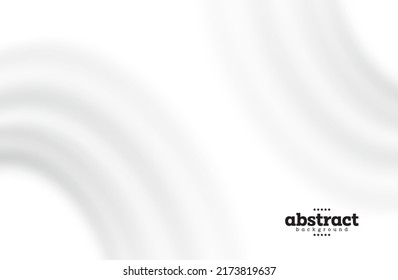 abstract half curve with vibrant in gradient grey and white background for advertisement poster website banner technology product presentation package design vector eps.