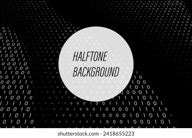 Abstract half tone background.Halftone dots design background.vector Illustration.