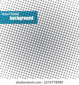abstract half tone polka dots design background