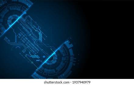 Abstrakte Schalttafel für Halbkreis-Technologie. Kommunikationskonzept.