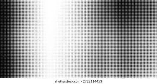 Abstract halfton background. A wave of black dots on a white background. The pattern is chaotic	