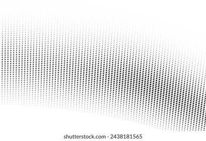 Textura halfton abstracta en blanco y negro. Fondo de puntos negros sobre blanco. Un espacio en blanco para su diseño