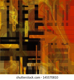 Abstract Halftone Background