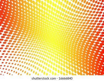 Abstract halftone background