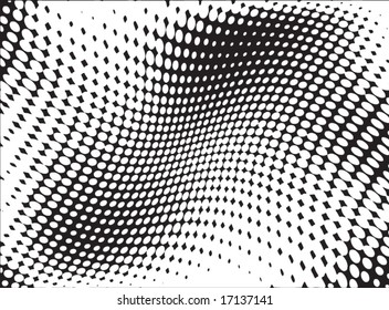 Abstract halftone background