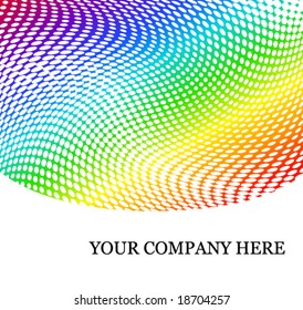 Abstract halftone background