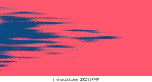 Fundo de meio-tom abstrato. Fundo brilhante bonito em um estilo plano. A ilustração consiste em partículas redondas.