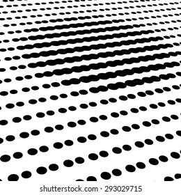 Abstract Halftone Background Black Color




