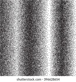 Abstract Halftone Background with Black Dots. Engraving Pattern For Your Design. Vector Dotwork Illustration.