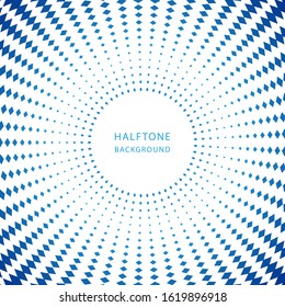 Abstract halftone background. Black and white square pattern.