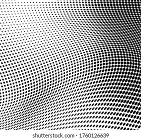 Resumen de fondo de medio tono. Textura en blanco y negro de puntos. La tinta cae en blanco. Patrón monocromo