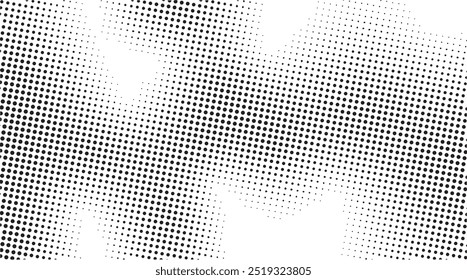 Fondo Abstractas de semitono, puntos blancos y negros