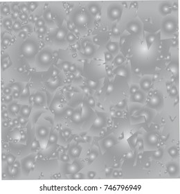 Abstract Halftone Background. Black and White Vector Illustration.