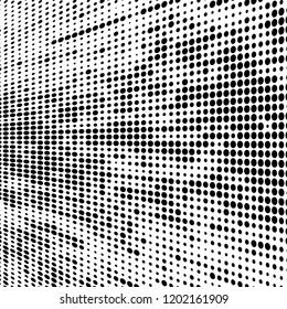 Abstract halftone background. Chaotic vector pattern of black dots on white. Modern style for printing and design creation