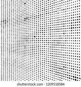 Abstract halftone background. Chaotic vector pattern of black dots on white. Modern style for printing and design creation