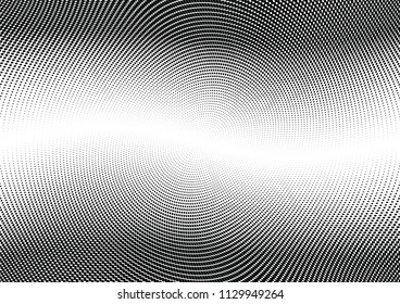 Abstract halftone background, characters. Grunge pattern, twisted letter.  Vector modern pop art texture for posters, sites, cover, business card, postcard, grunge art, labels layout, stickers