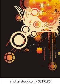 Abstract halftone background. Check my portfolio for more of this series as well as thousands of other great vector items.