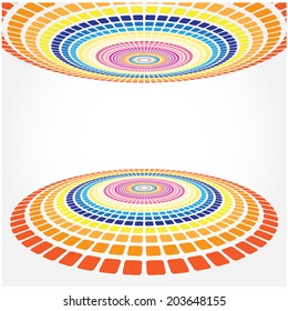 Abstract Halftone Background, halftone circle shape. Vector illustration