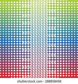 Abstract Halftone Background Colorful 