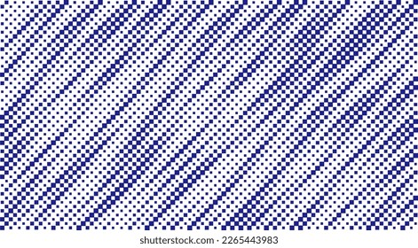 Abstract halftone background combined with random sized rectangles, vector illustration