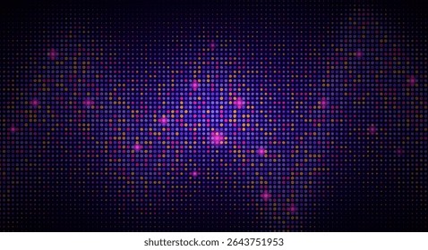 O plano de fundo de meio-tom abstrato consiste em diferentes pontos.