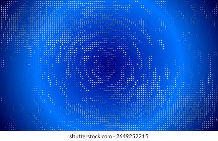 O plano de fundo de meio-tom abstrato consiste em diferentes pontos.
