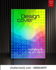 Abstract halftone background. Cover design. Pop Art texture.