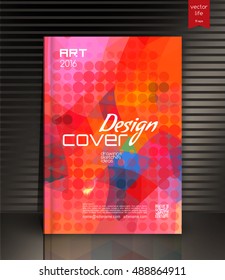 Abstract halftone background. Cover design. Pop Art texture.