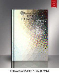 Abstract halftone background. Cover design. Pop Art texture.